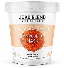 Rewitalizująco-nawilżająca hydrożelowa maska do twarzy - Joko Blend Beta-Carotene Calendula Hydrojelly Mask — Zdjęcie N3