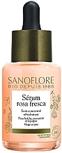 Kup Nawilżające serum różane do twarzy - Sanoflore Rosa Fresca Serum Rehydrating Concentrate