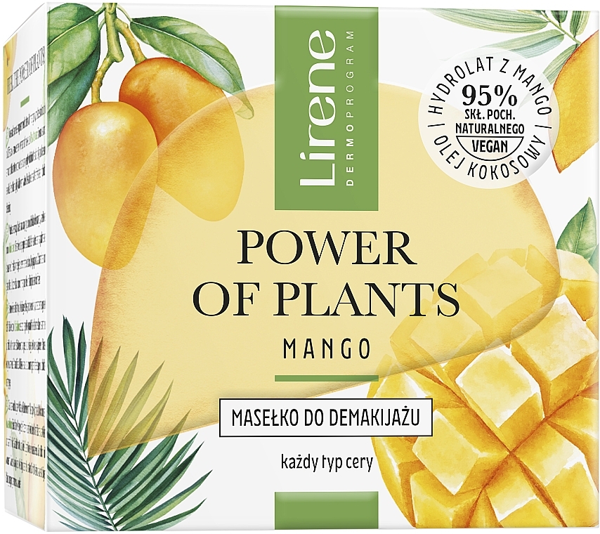 Olejek do demakijażu Mango - Lirene Power Of Plants Mango Make-Up Remover Butter — Zdjęcie N2