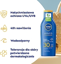 Nawilżający balsam do opalania SPF 30 - NIVEA SUN Protect & Moisture — Zdjęcie N4