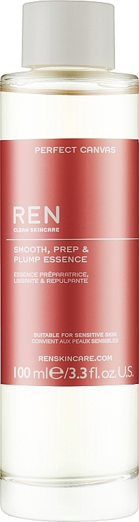 Esencja do twarzy - Ren Perfect Canvas Smooth, Prep & Plump Essence — Zdjęcie N1