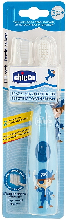 Elektryczna szczoteczka do zębów dla dzieci, niebieska - Chicco — Zdjęcie N6