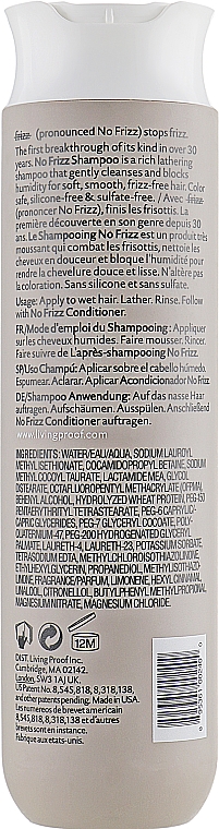 Szampon do włosów - Living Proof Frizz Shampoo — Zdjęcie N2