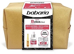 Kup Zestaw - Babaria Botox Effect Kit (cr/50 ml + ser/30 ml + ampole/2 ml + pouch)