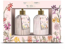 Zestaw - Grace Cole The Luxuty Bathing Wildflowers (h/wash/400ml + h/cr/400ml) — Zdjęcie N1