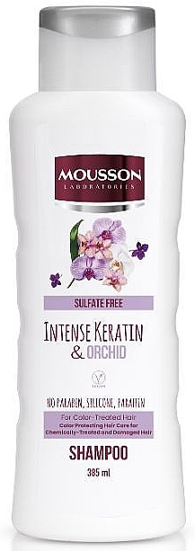 Szampon do włosów Intense Keratin & Orchid - Mousson Shampoo — Zdjęcie N1