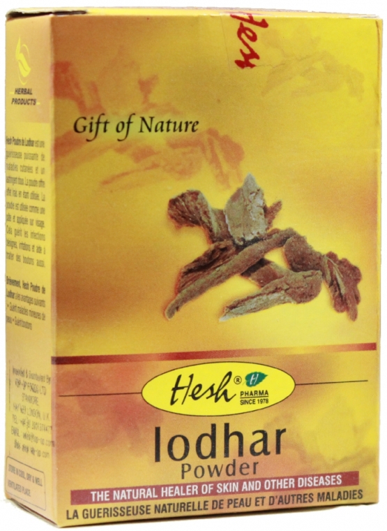 Maska w pudrze przeciw zapaleniom - Hesh Lodhar Powder — Zdjęcie N1