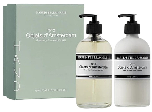 Zestaw - Marie-Stella-Maris No. 12 Objets d'Amsterdam Hand Gift Set (h/soap 250 ml + h/lot 250 ml) — Zdjęcie N1