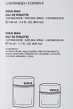 Tous Man - Zestaw (edt 100 ml + edt 50 ml) — Zdjęcie N4