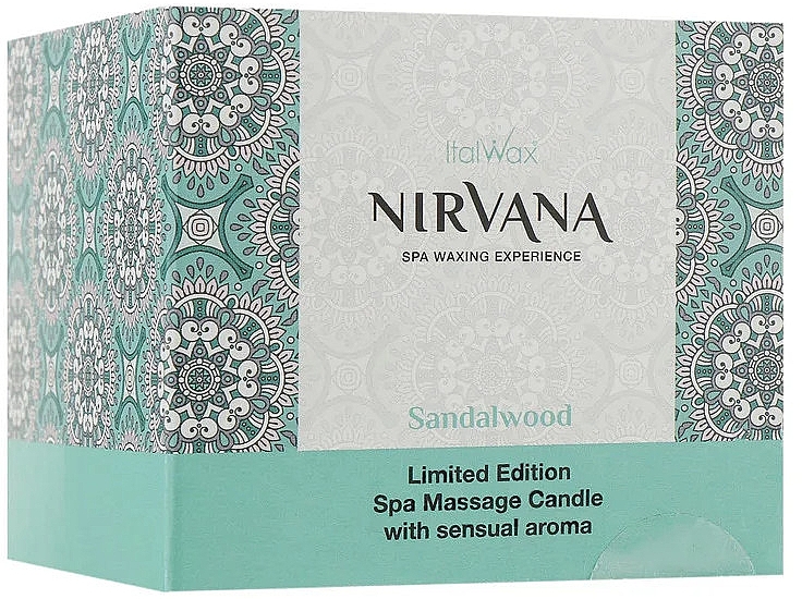 Aromatyczna świeca do masażu Nirvana. Drzewo sandałowe - ItalWax Nirvana Sandalwood Spa Massage Candle