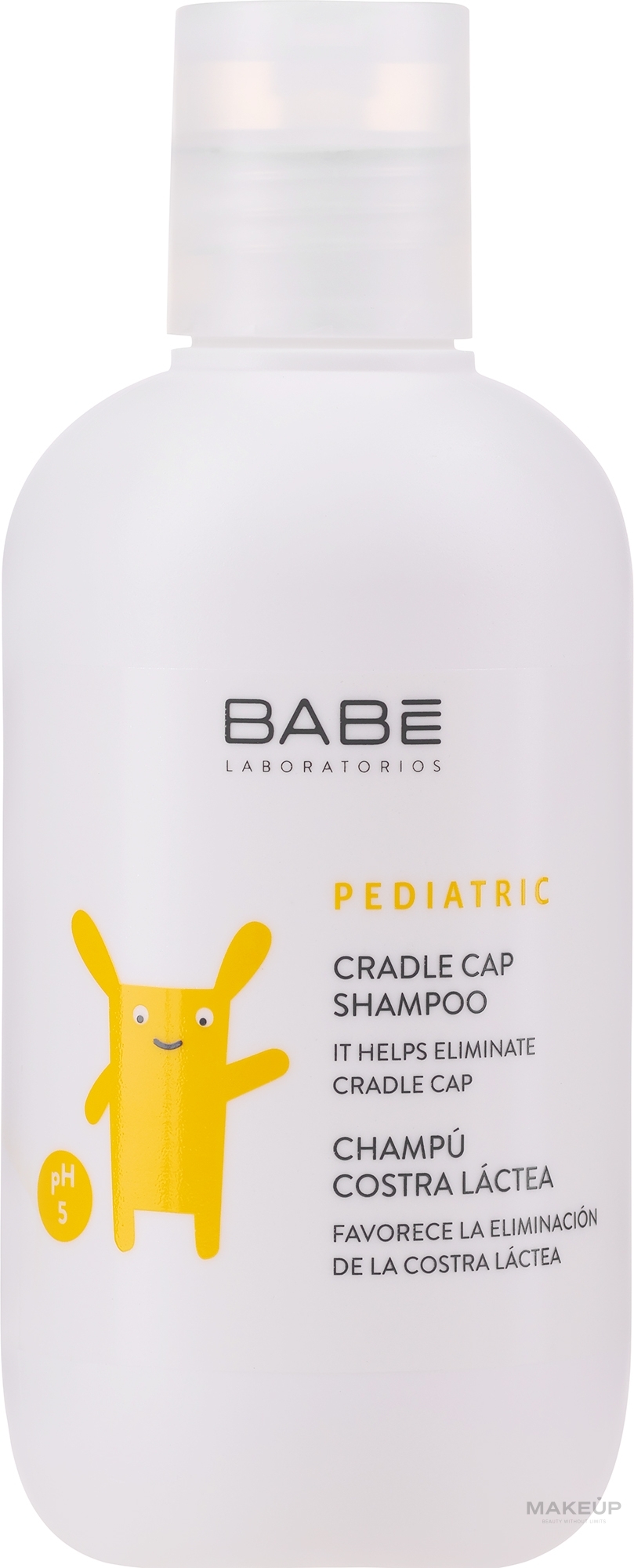 Szampon dla dzieci przeciw strupom łojotokowym - Babé Laboratorios Pediatric Cradle Cap Shampoo — Zdjęcie 200 ml