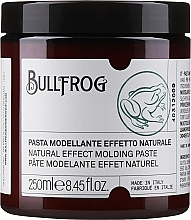 Pasta do włosów - Bullfrog Natural Effect Molding Paste — Zdjęcie N1