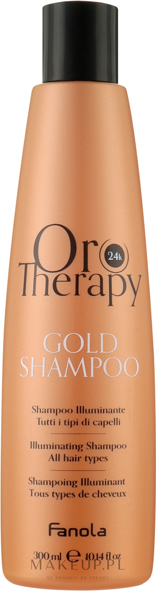 Szampon do włosów - Fanola Oro Therapy Gold Shampoo All Hair Types — Zdjęcie 300 ml
