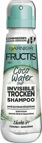 Suchy szampon Woda kokosowa - Garnier Fructis Dry Shampoo Coco Water — Zdjęcie N1