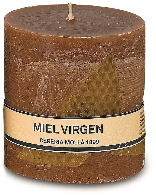 Świeca zapachowa, 8 x 8 cm - Cereria Molla Asturias Virgin Honey Scented Candle — Zdjęcie N1