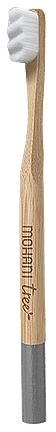 Szczoteczka bambusowa, szara - Mohani Bamboo Nano Toothbrush Gray — Zdjęcie N2