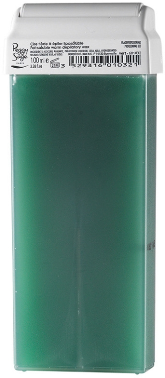 Wkład z woskiem do depilacji na ciepło - Peggy Sage Cartridge Of Fat-Soluble Warm Depilatory Wax Vert — Zdjęcie N1