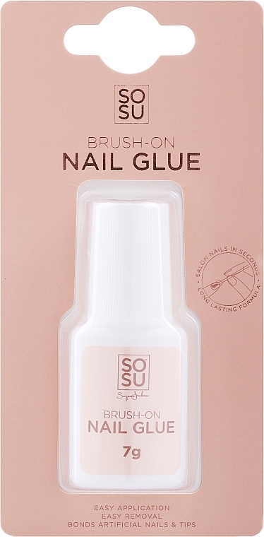 Klej do sztucznych paznokci - Sosu by SJ Brush-On Nail Glue — Zdjęcie N1
