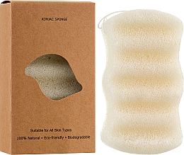 Gąbka konjac do wszystkich typów skóry, biała - Cosmo Shop Konjac Sponge Craft Box — Zdjęcie N2