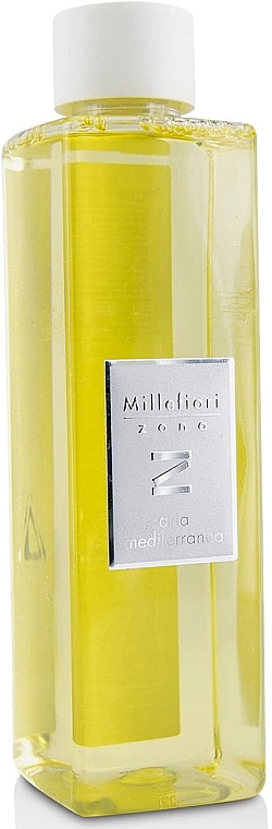 Wkład do dyfuzora zapachowego - Millefiori Milano Zona Aria Mediterranea Diffuser Refill (uzupełniacz do pałeczek ) — Zdjęcie N3