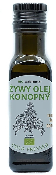 Olej konopny - LOV Organic Living Hemp Oil Cold Pressed — Zdjęcie N1