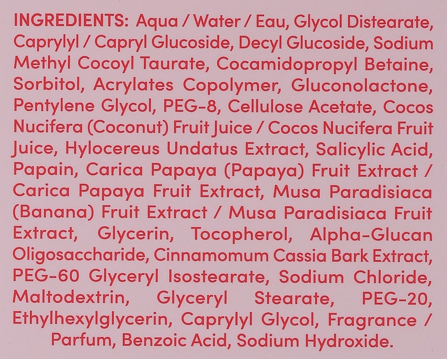Środek do mycia twarzy na bazie wody - Coco & Eve Fruit Enzyme Cleanser — Zdjęcie N3