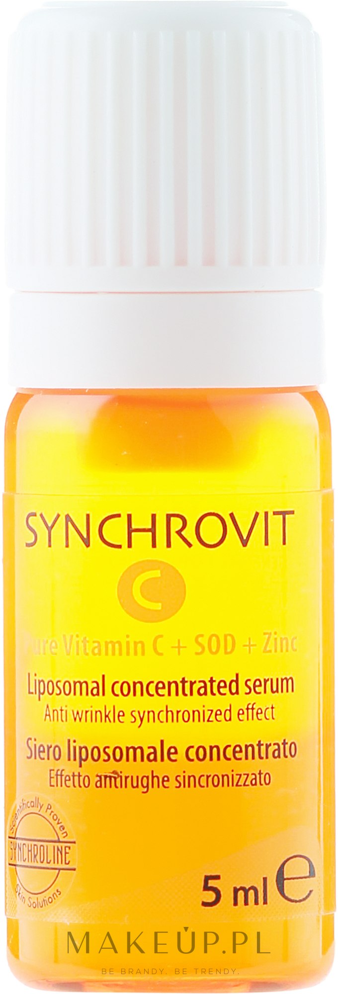Liposomalne serum przeciw starzeniu się skóry - Synchroline Synchrovit C Serum — Zdjęcie 5 ml