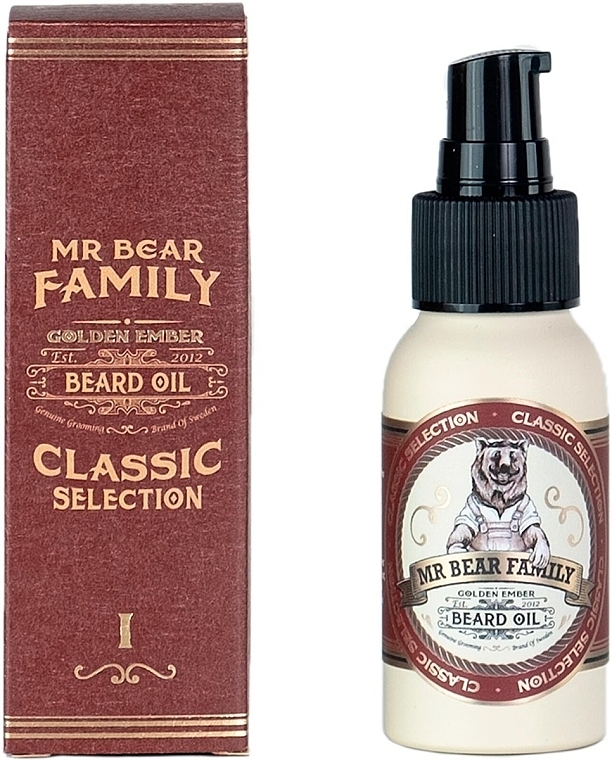 Olejek do brody - Mr. Bear Family Golden Ember Beard Oil — Zdjęcie N1