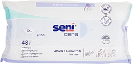 Chusteczki nawilżane do pielęgnacji skóry - Seni Care Delicate Cleansing Wet Wipes — Zdjęcie N2