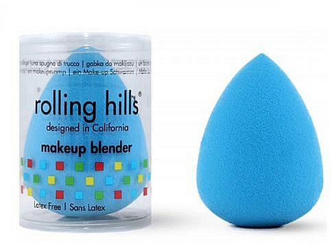 Gąbka do makijażu Niebieska - Rolling Hills Makeup Blender Sky Blue — Zdjęcie N1