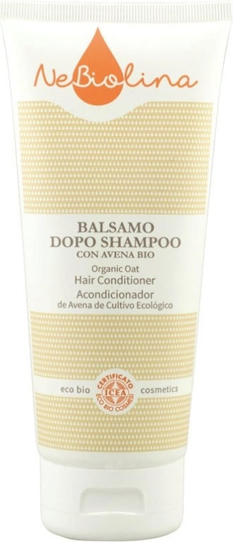 Odżywka do włosów - NeBiolina Organic Oat Hair Conditioner — Zdjęcie N1
