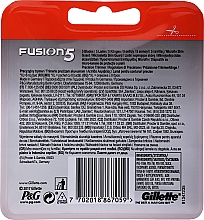 Wymienne wkłady do maszynki, 8 szt. - Gillette Fusion — Zdjęcie N2