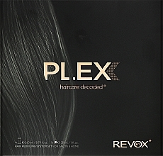 Zestaw 5 kroków do pielęgnacji włosów w salonie i domu - Revox Plex Hair Rebuilding System Set for Salon & Home — Zdjęcie N2