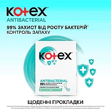 Wkładki higieniczne Bardzo cienkie, 40 szt. - Kotex Antibac Extra Thin — Zdjęcie N10