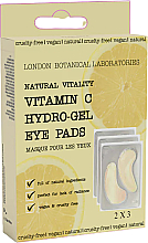 Hydrożelowe płatki pod oczy z witaminą C - London Botanical Laboratories Vitamin C Hydro-Gel Eye Pads — Zdjęcie N1
