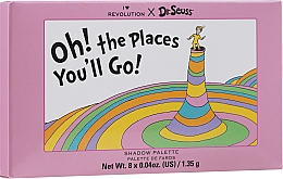 Paletka cieni do powiek - I Heart Revolution Dr. Seuss Oh, The Places You’ll Go! Eyeshadow Palette — Zdjęcie N2