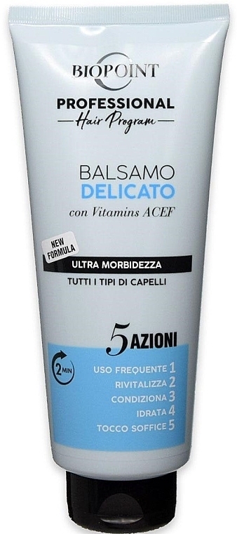 Balsam do każdego rodzaju włosów - Biopoint Delicate Balsamo — Zdjęcie N1