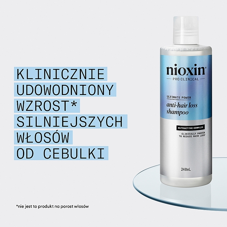 Szampon przeciw wypadaniu włosów - Nioxin Ultimate Power Anti-Hair Loss Shampoo — Zdjęcie N2