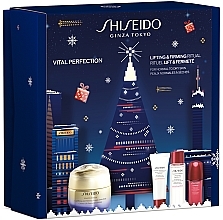 Zestaw - Shiseido Vital Perfection Enriched Holiday Kit (f/cr/50ml + clean/foam/15ml + f/lot/30ml + f/conc/10ml) — Zdjęcie N1