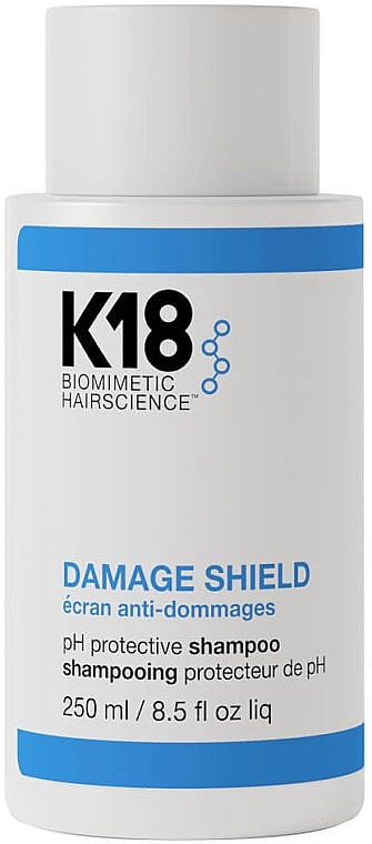 Odżywczy szampon do włosów z ochroną przed uszkodzeniami - K18 Hair Biomimetic Hairscience Damage Shield pH Protective Shampoo — Zdjęcie N1