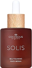 Serum samoopalające do twarzy z kwasem hialuronowym - Cocosolis Solis Self-Tanning Face Serum   — Zdjęcie N1