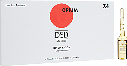 Lotion w ampułkach przeciw wypadaniu włosów - Simone DSD De Luxe 7.4 Opium Lotion — Zdjęcie N1