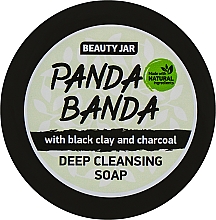 Kup PRZECENA! Mydło głęboko oczyszczające z czarną glinką i węglem drzewnym - Beauty Jar Panda Banda Deep Cleansing Soap *