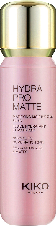 Nawilżający fluid matujący do twarzy - Kiko Milano Hydra Pro Matte Moisturising Fluid