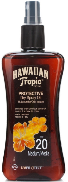 Suchy olejek ochronny do opalania - Hawaiian Tropic Protective Dry Oil SPF20