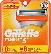 Kup Wymienne wkłady do maszynki, 8 szt. - Gillette Fusion Power