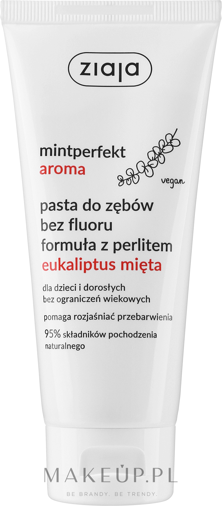 Perlit do mycia i higieny zębów Eukaliptus i mięta - Ziaja Mintperfect Aroma Eucalyptus & Mint Toothpaste — Zdjęcie 100 ml