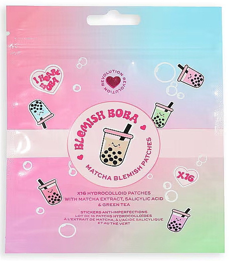 Plastry na trądzik - I Heart Revolution Bubble Tea Salicylic Blemish Boba Patches — Zdjęcie N1