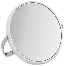 Okrągłe lusterko stołowe, białe, 15 cm, x5 - Acca Kappa Mirror Bilux White Plastic X5 — Zdjęcie N1
