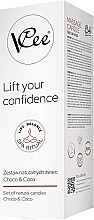 Zestaw naturalnych świec - Vcee Lift Your Confidence Choco & Coco (candle/80g + candle/100ml) — Zdjęcie N1